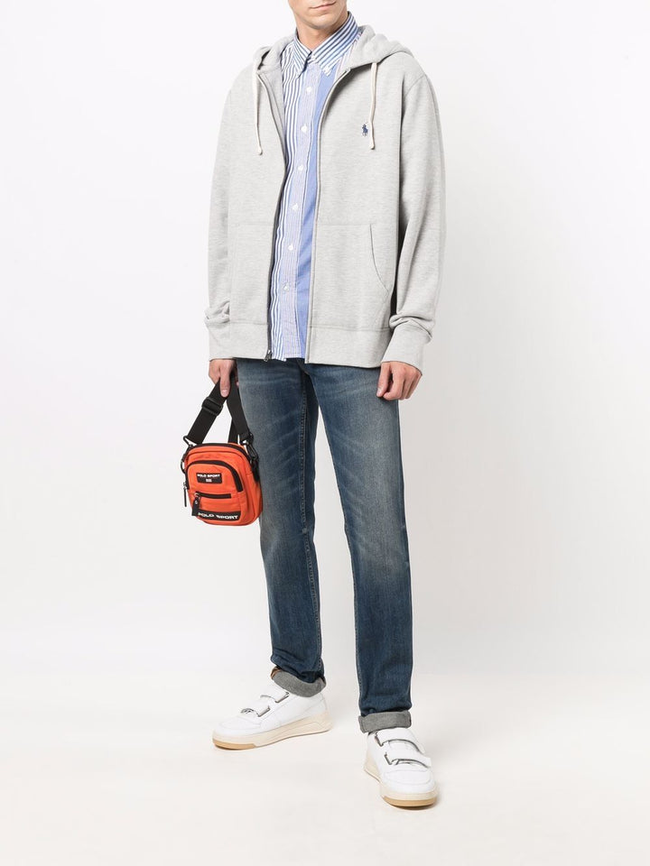 Frelpa con logo ,cappuccio e zip