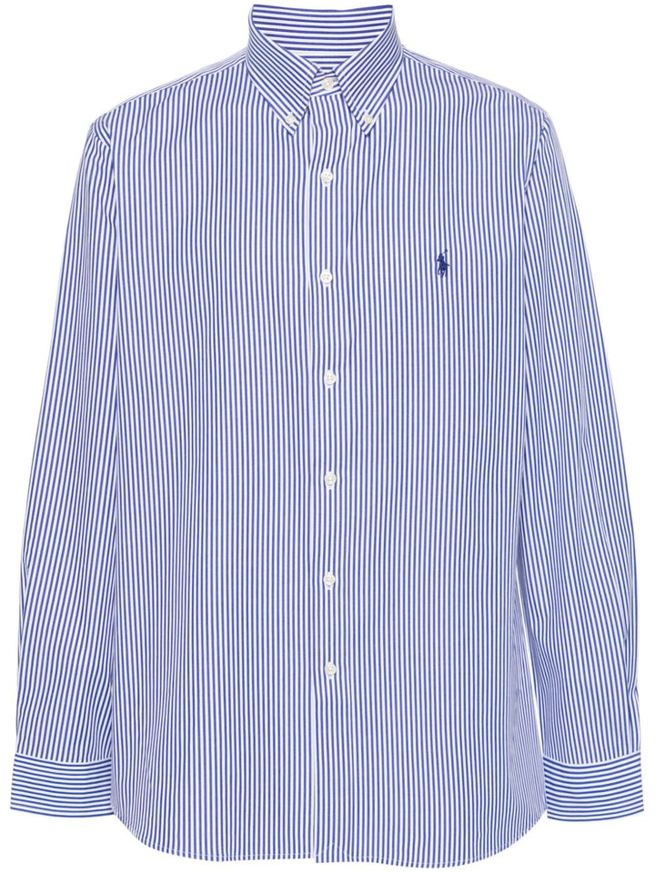 Camicia con bottoni e logo