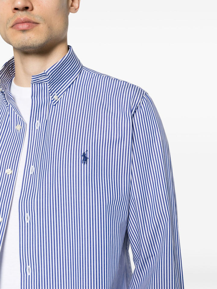 Camicia con bottoni e logo