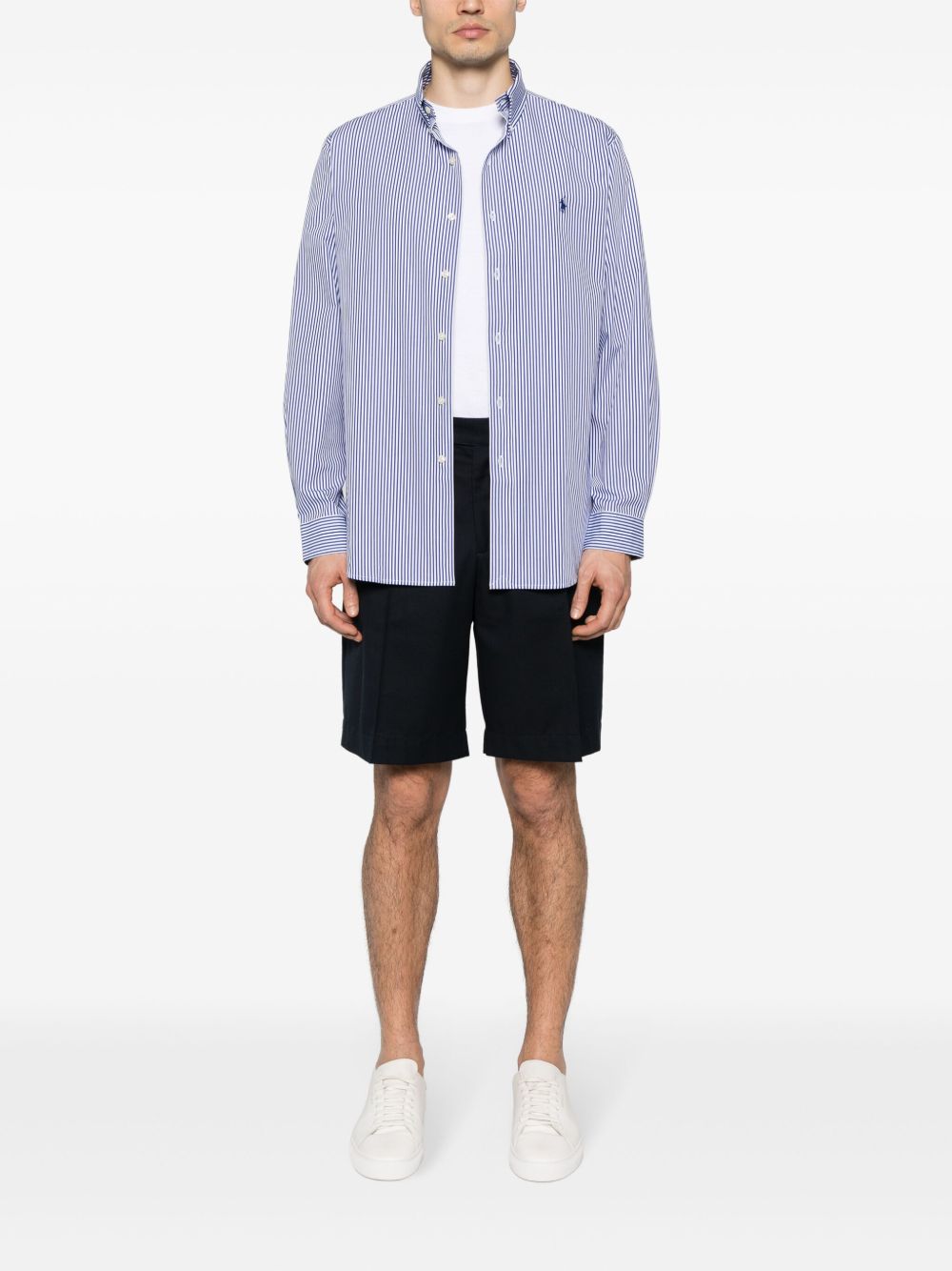 Camicia con bottoni e logo