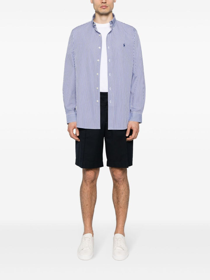 Camicia con bottoni e logo