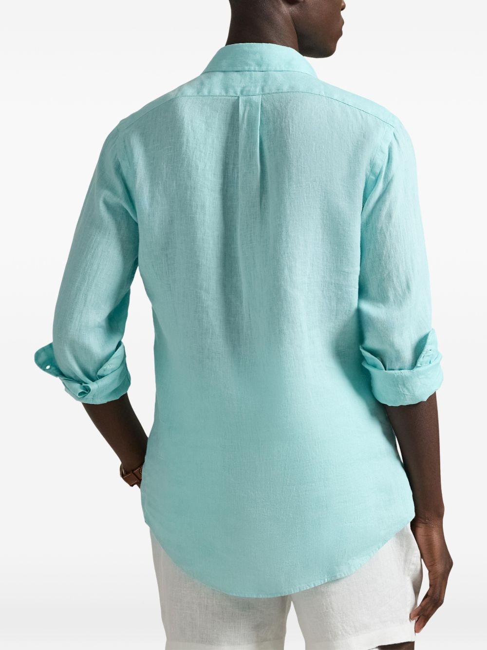 Camicia con bottoni e logo