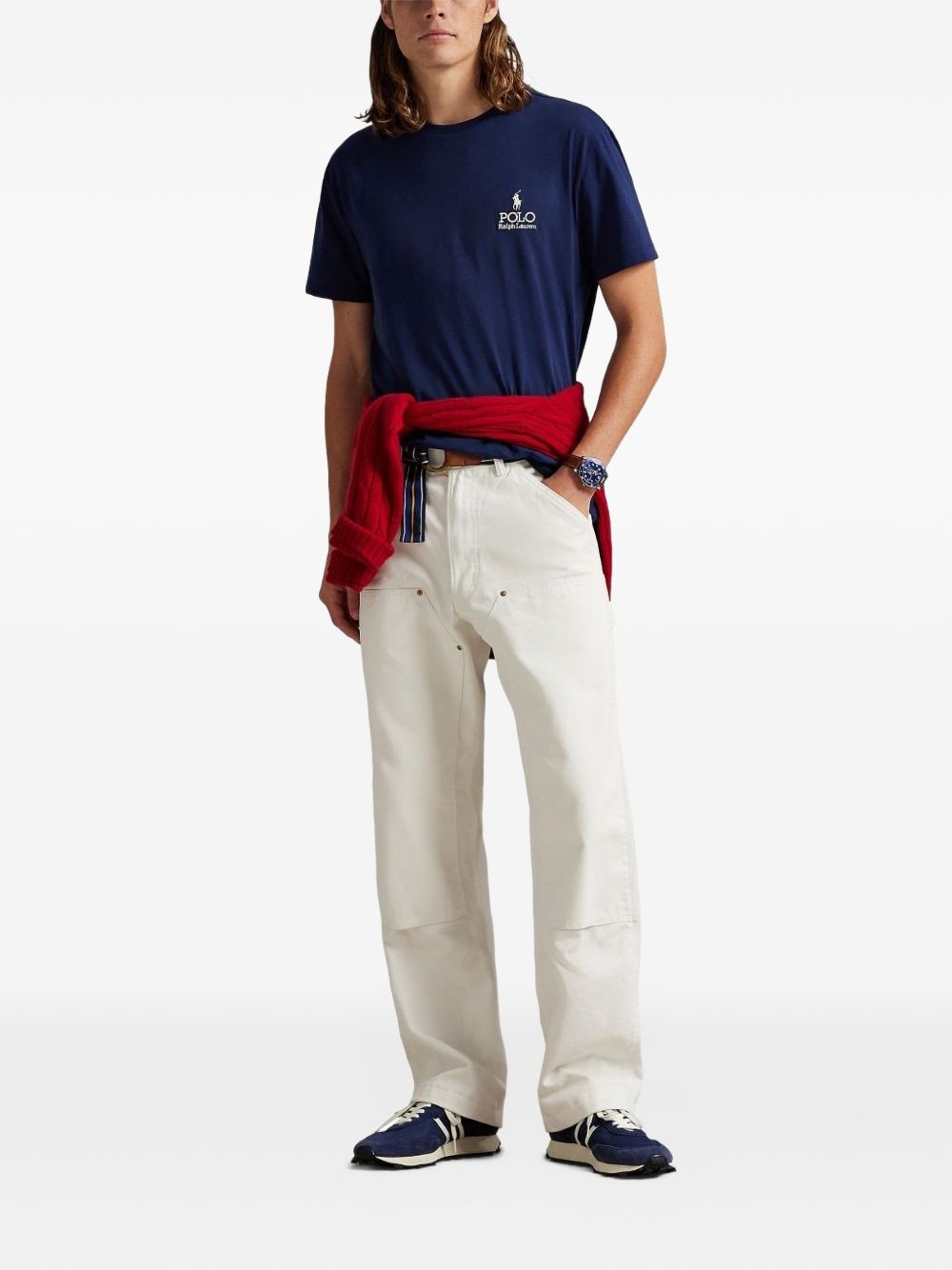 T-shirt in cotone con logo