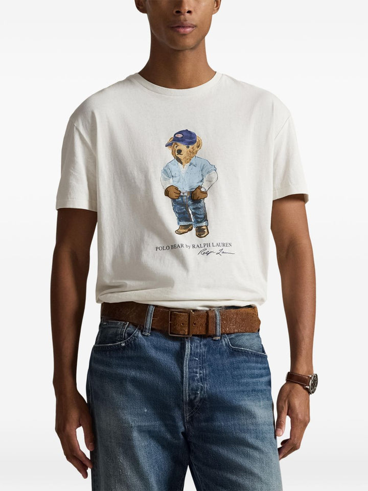 T-shirt Polo Bear con stampa