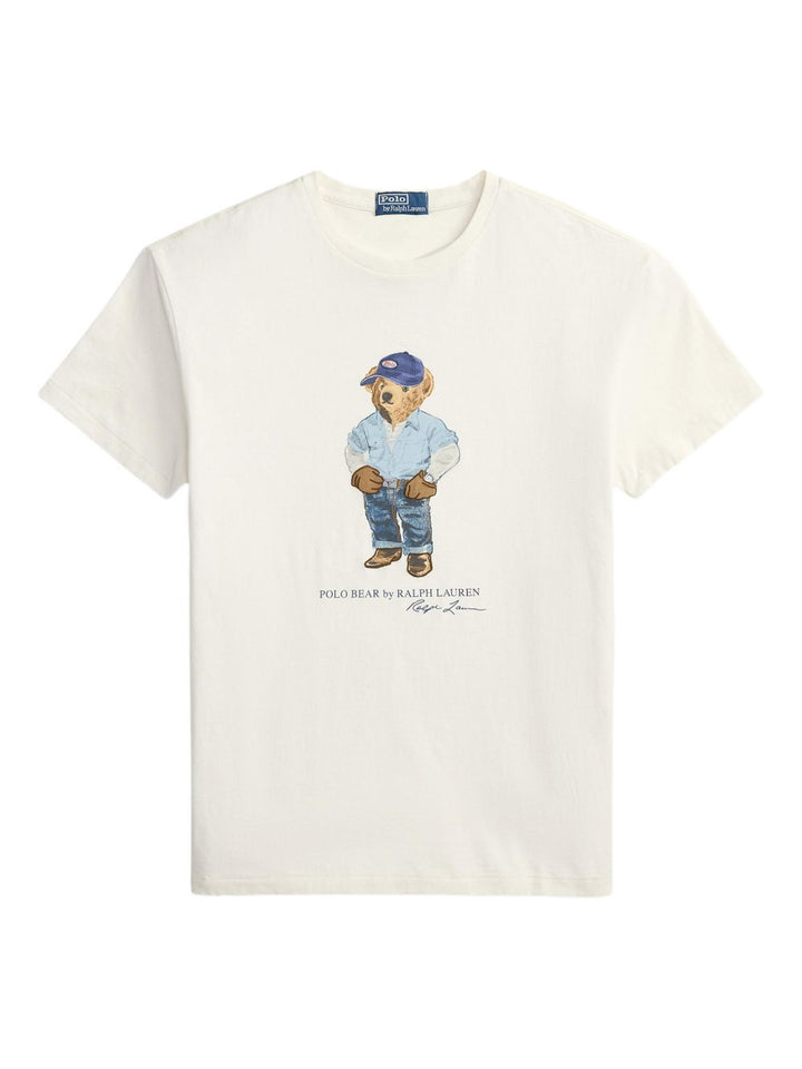 T-shirt Polo Bear con stampa
