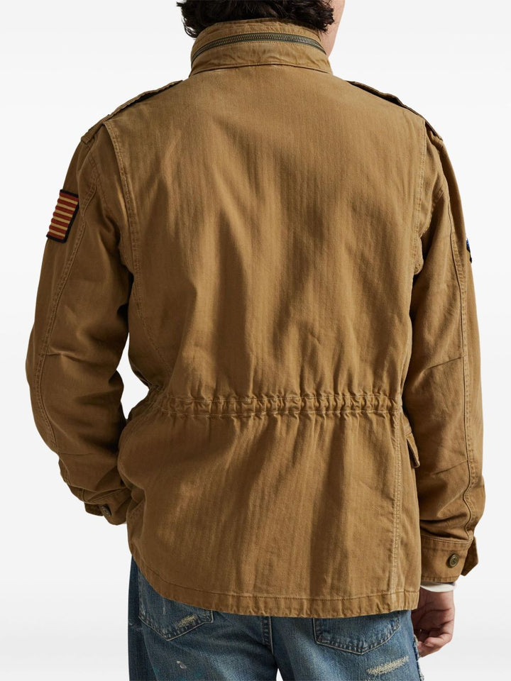 Field Jacket con applicazione