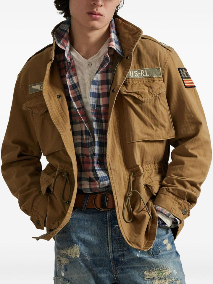 Field Jacket con applicazione