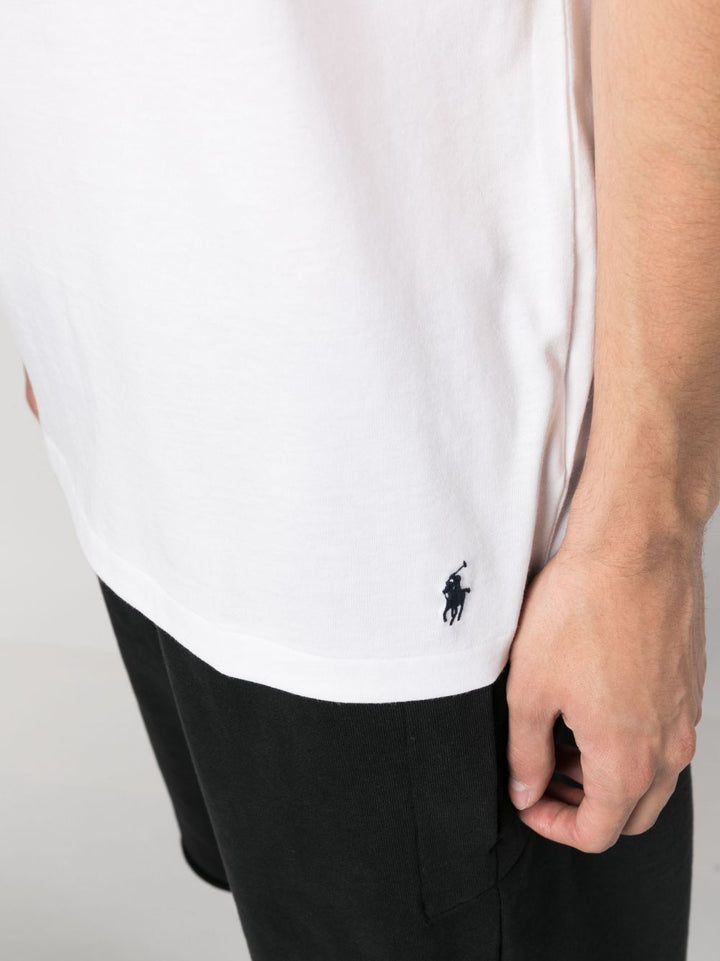 Maglietta girocollo mezza manica con logo