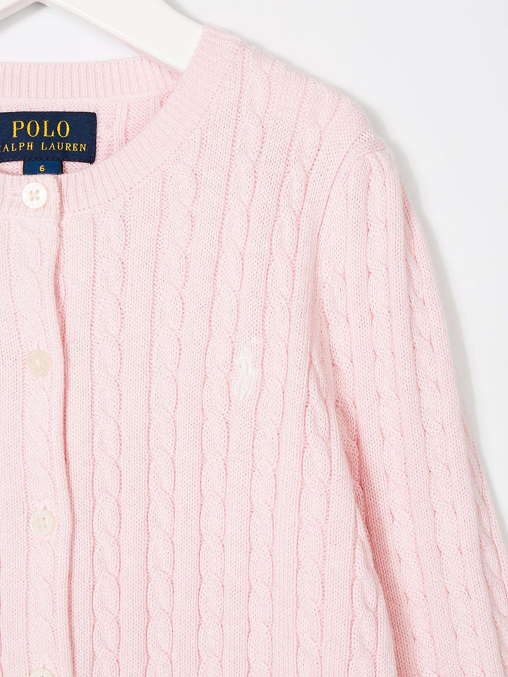 Cardigan girocollo