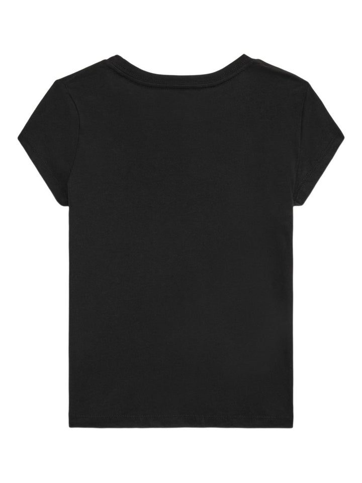 Maglietta girocollo mezza manica con logo