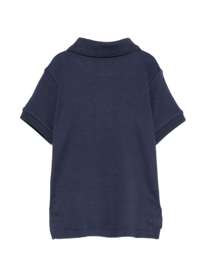 polo con logo ricamato