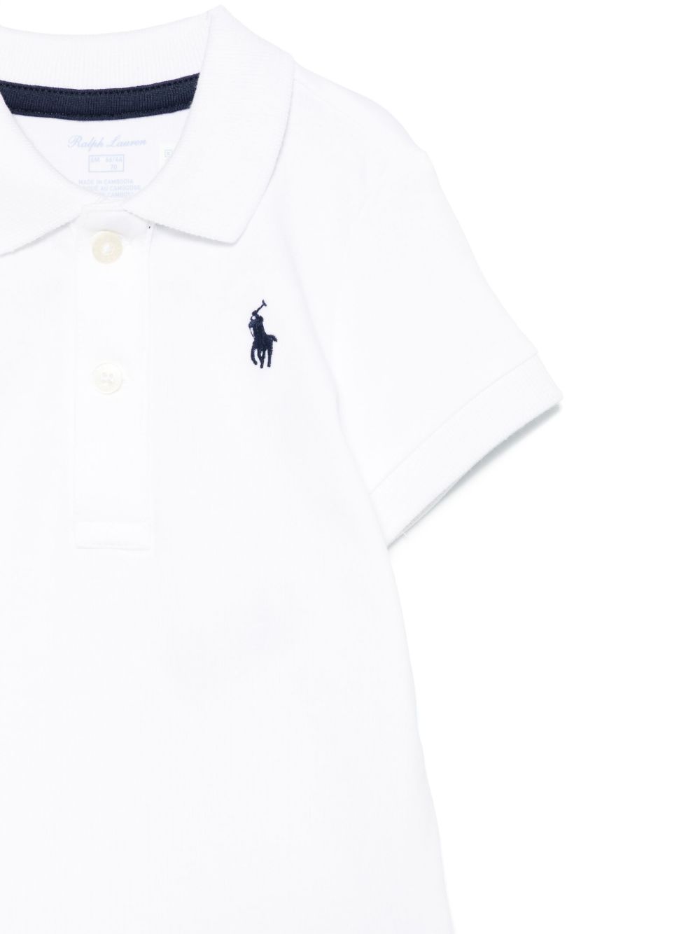 POLO RALPH LAUREN KIDS Body con ricamo Polo Pony
