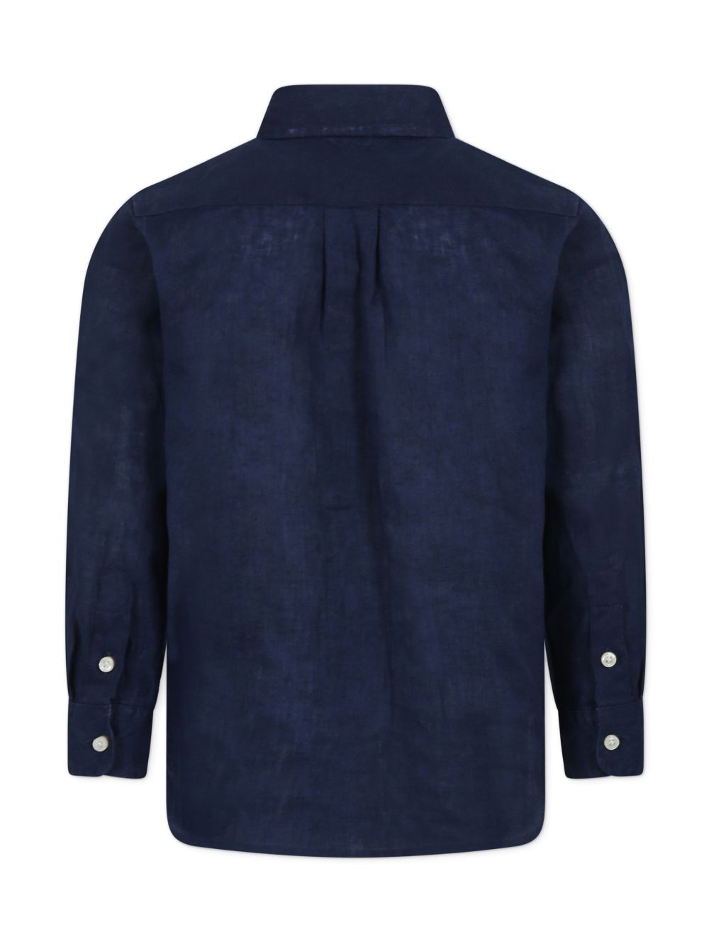 Camicia con bottoni e logo