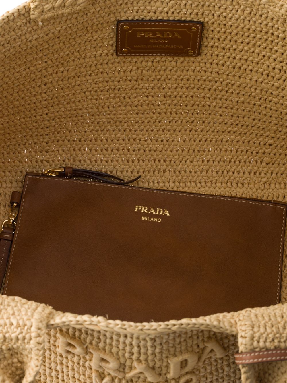 Borsa tote grande all'uncinetto