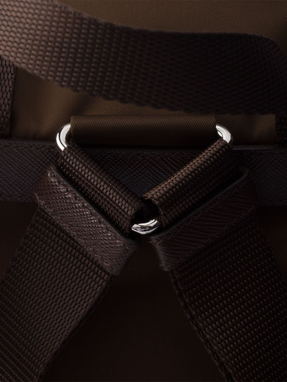 Zaino con tasche in pelle Saffiano