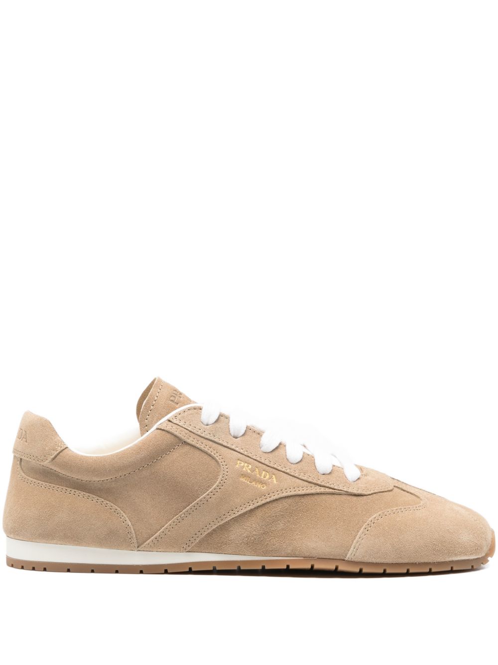 Sneakers in pelle scamosciata