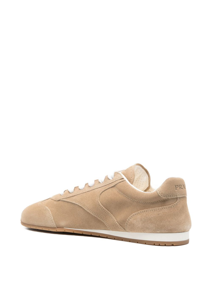 Sneakers in pelle scamosciata