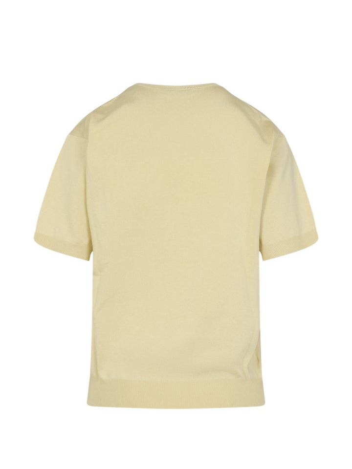 Maglione a maniche corte con logo
