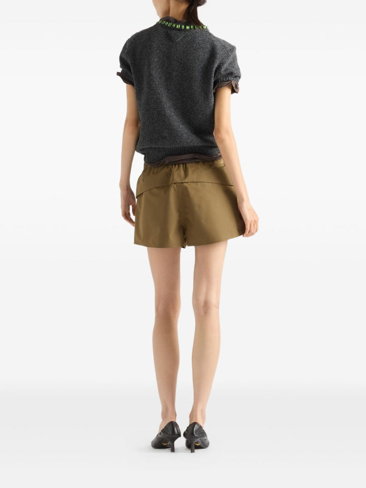 Maglione con decorazione in cristalli