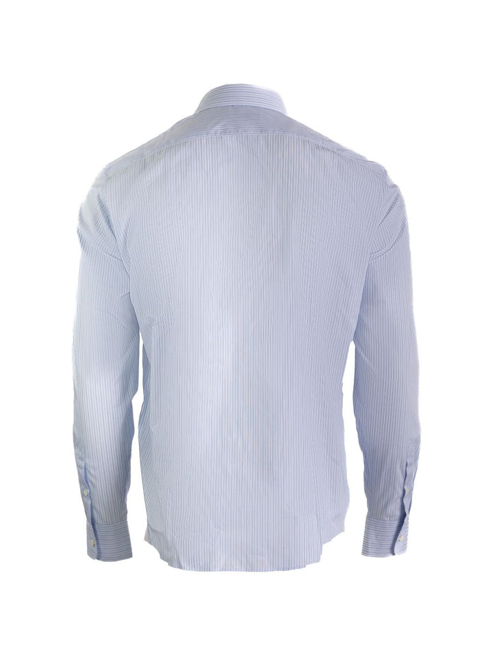 Camicia a righe a maniche lunghe