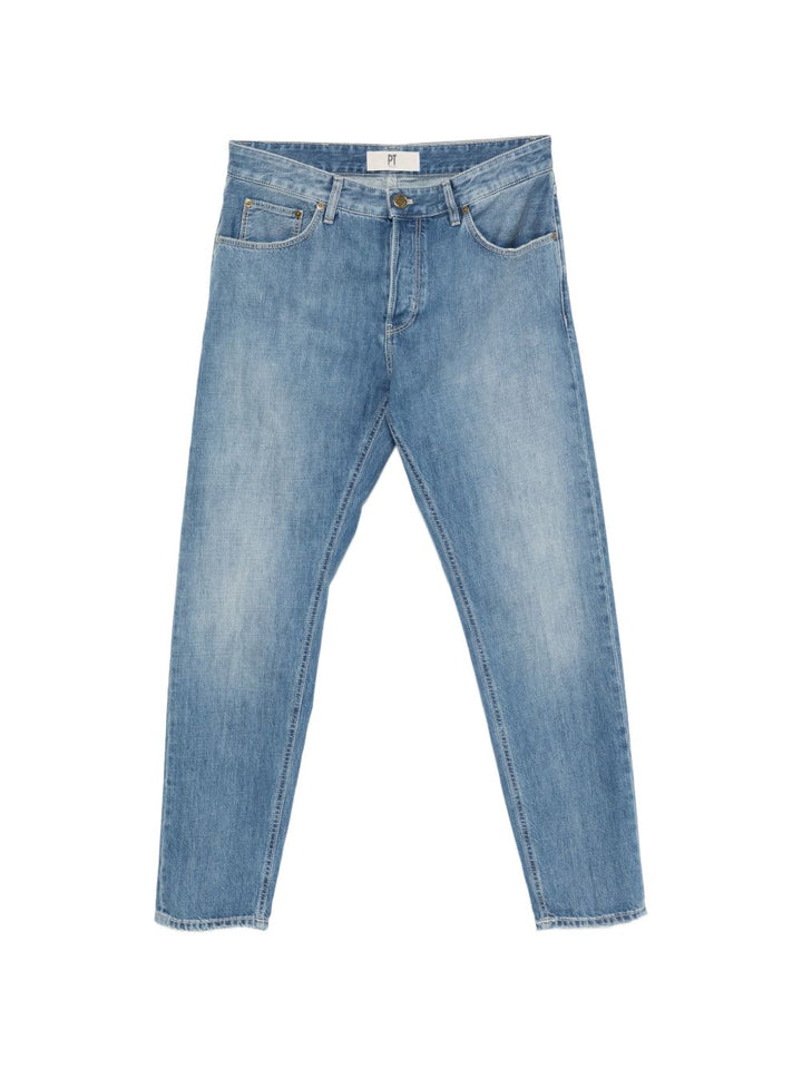 Jeans con bottoni