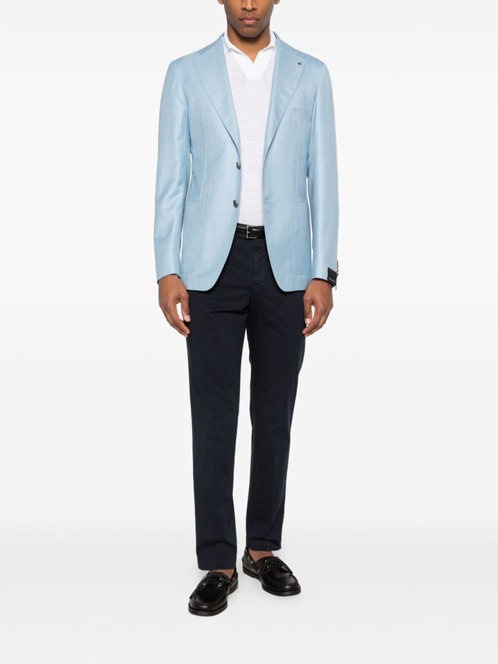 Pantalone dritto con cinturino passa cintura