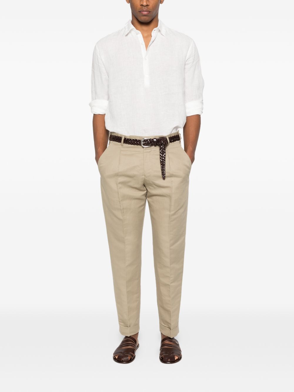 Pantalone dritto con pinces