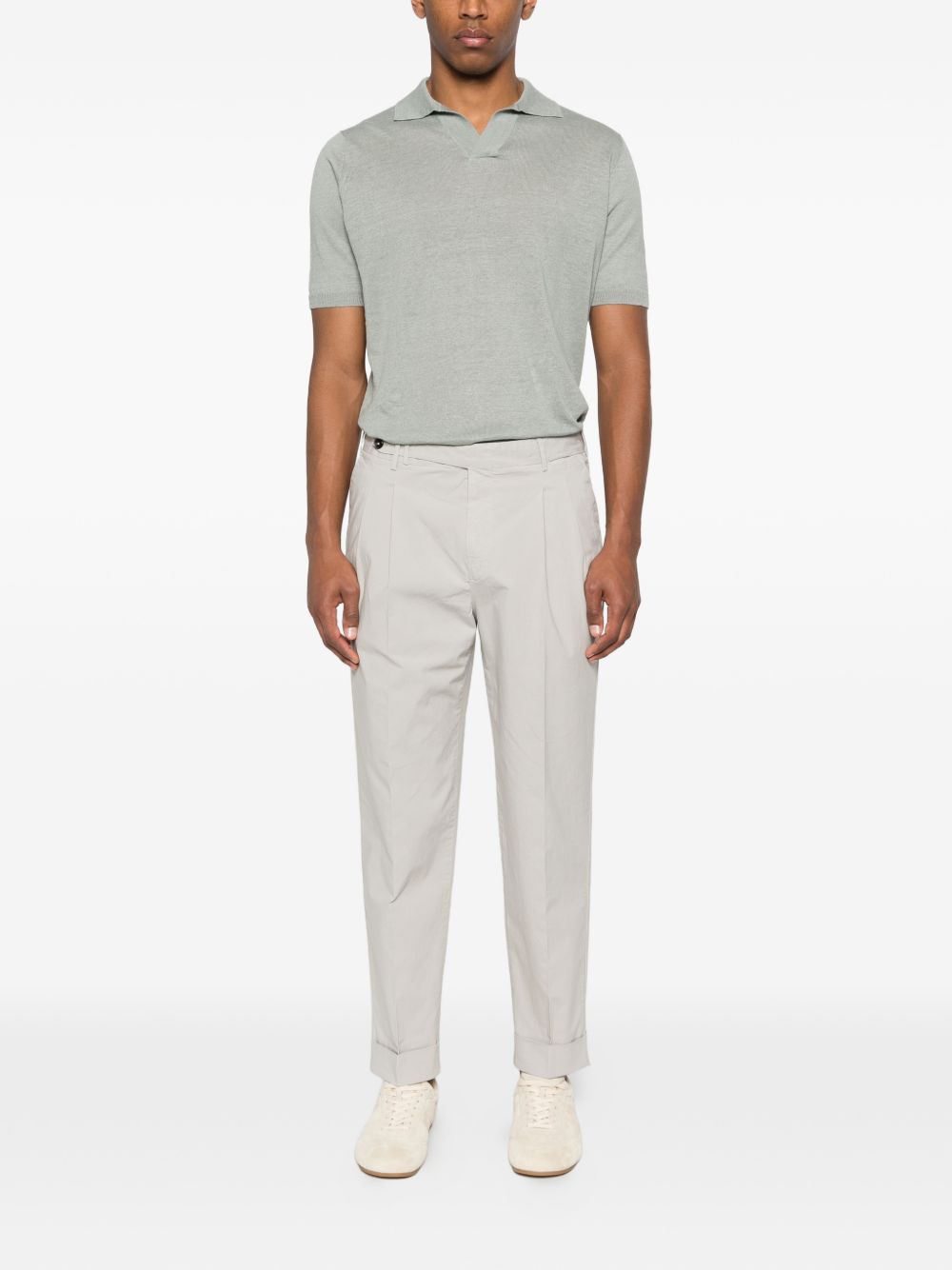 Pantalone dritto con pinces