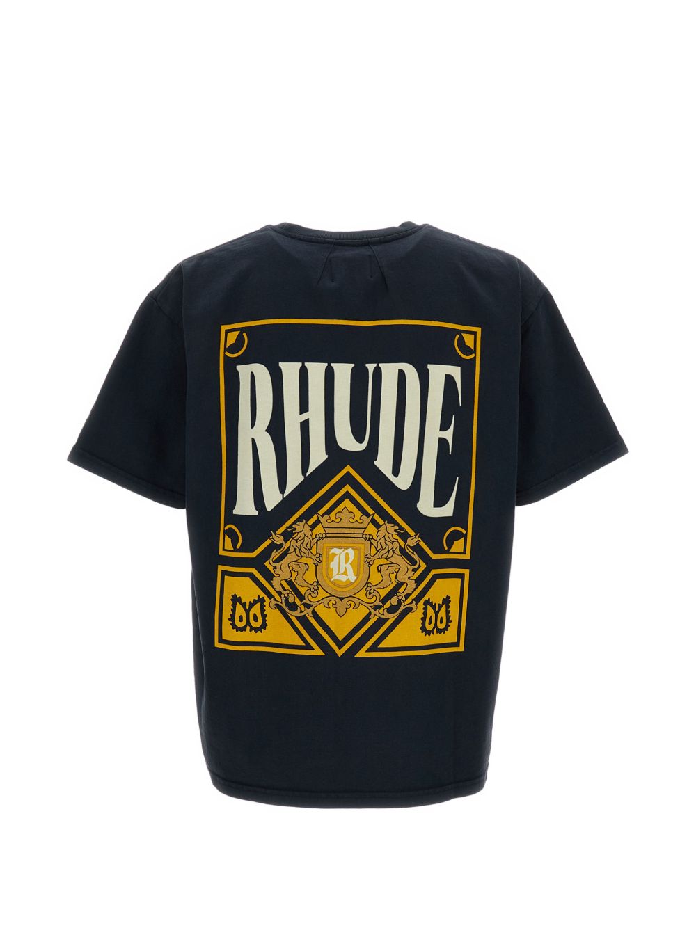 T-shirt con stampa RHUDE in Nero