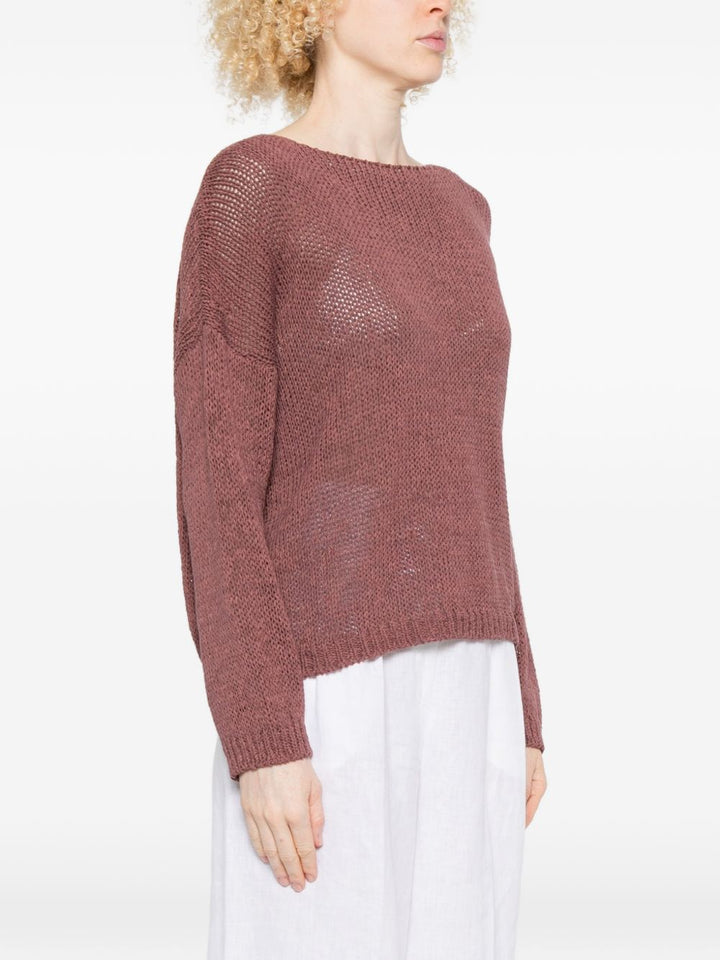 Maglione a maglia aperta
