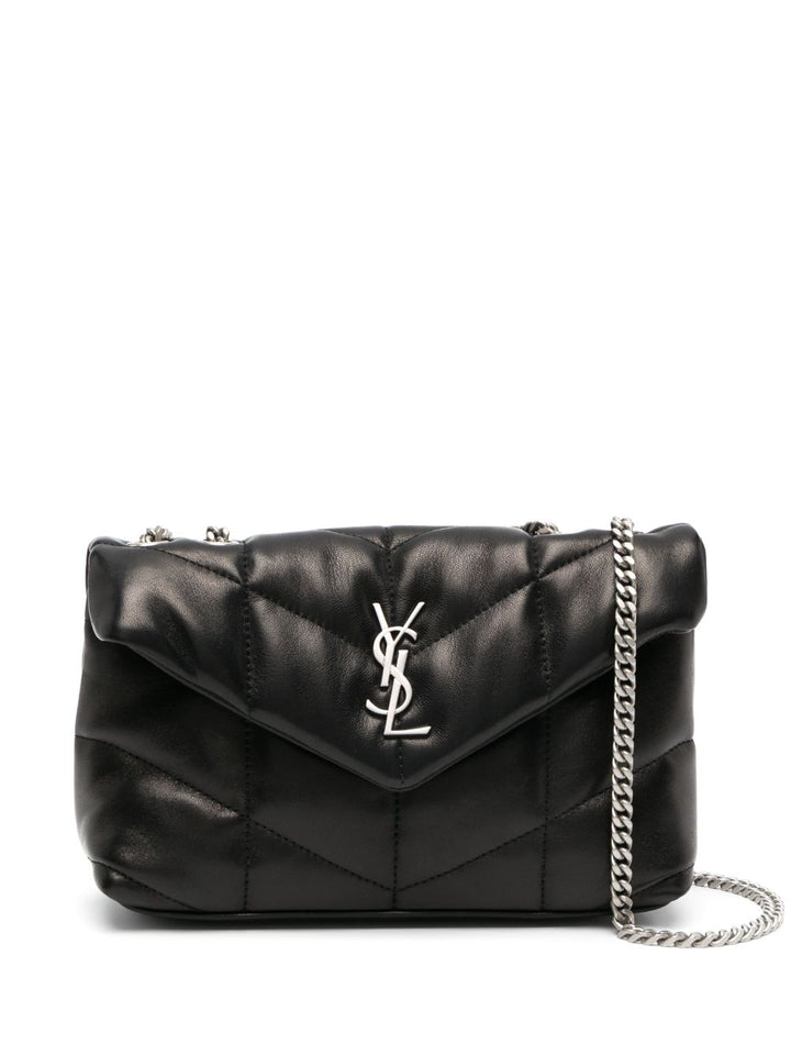Saint Laurent Puffer toy in pelle di agnello
