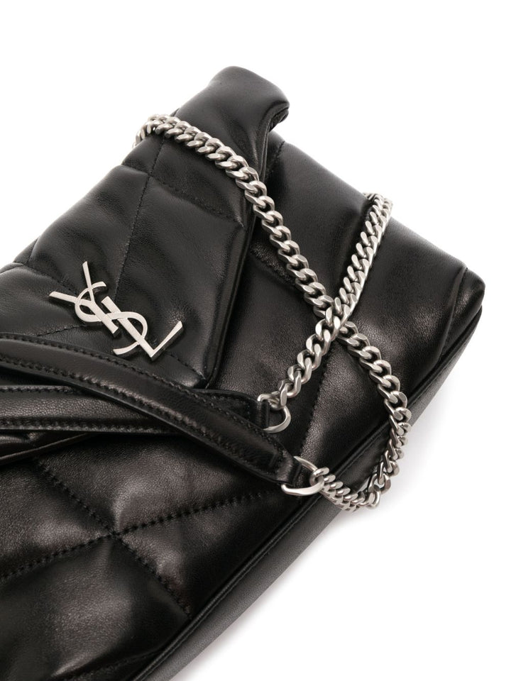 Saint Laurent Puffer toy in pelle di agnello