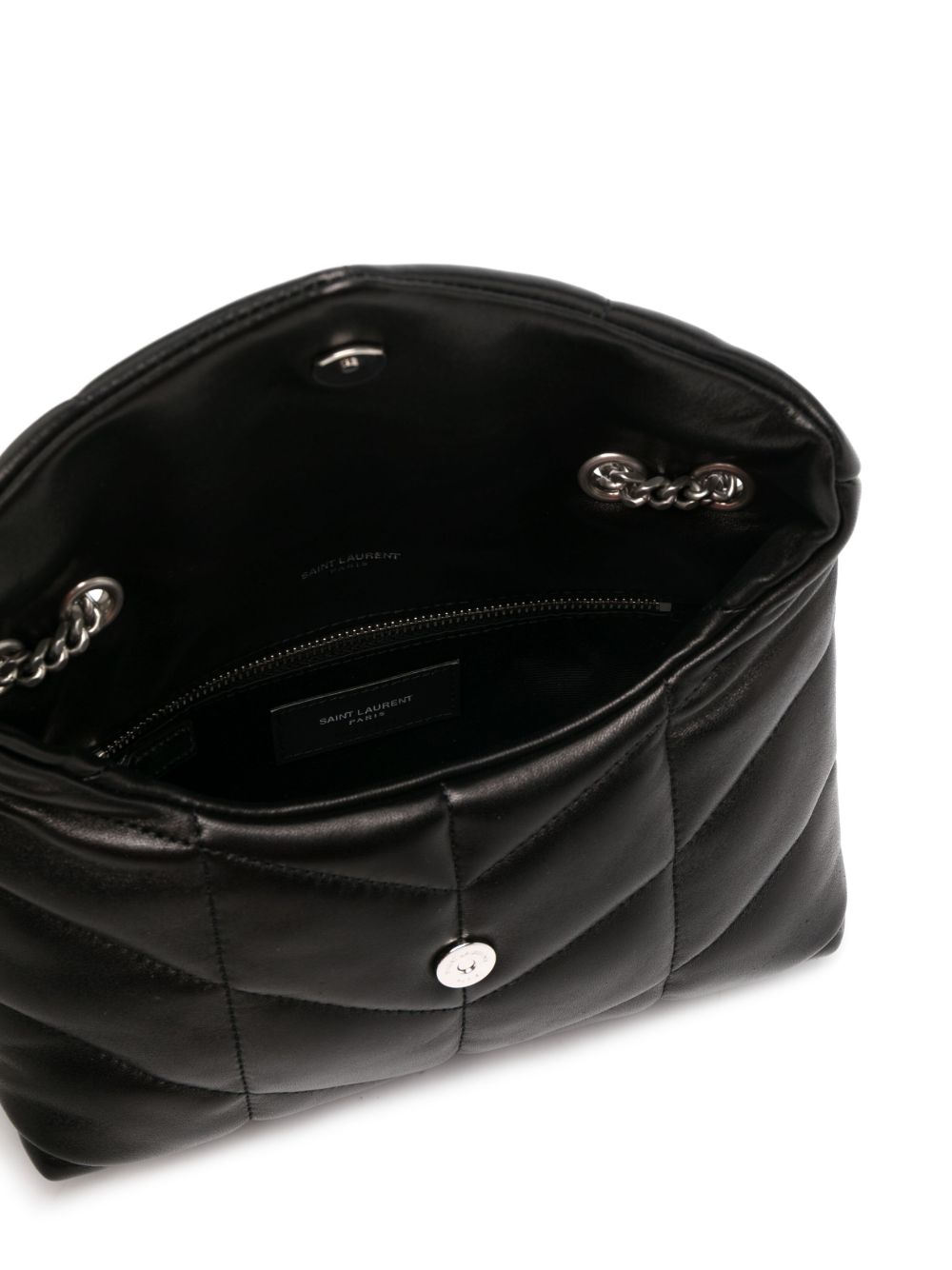 Saint Laurent Puffer toy in pelle di agnello