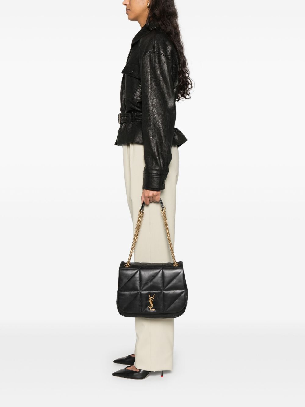 borsa a spalla Jamie 4.3 media in nappa trapuntata