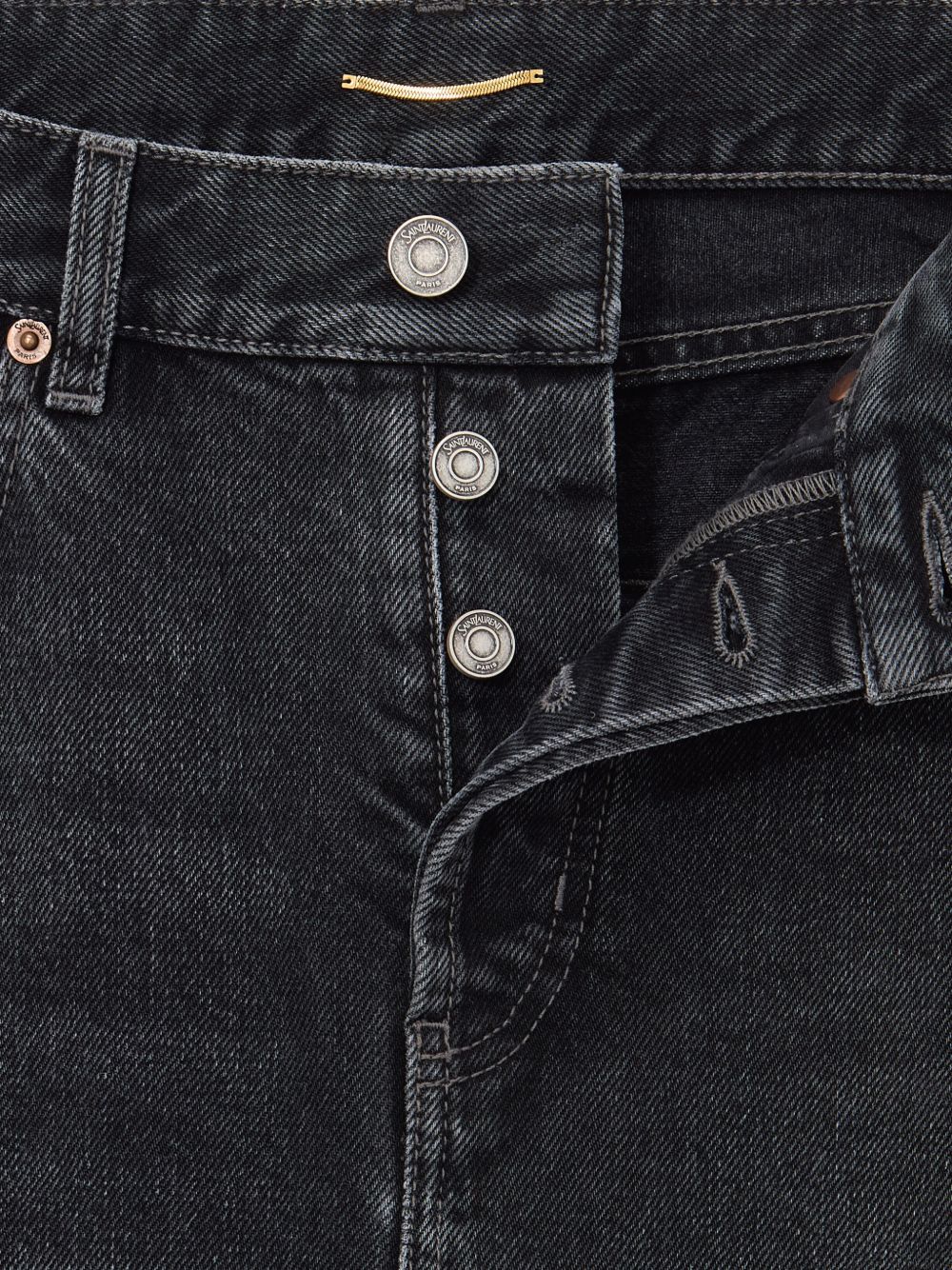 Jeans corti anni ‘90 in denim Ash Black
