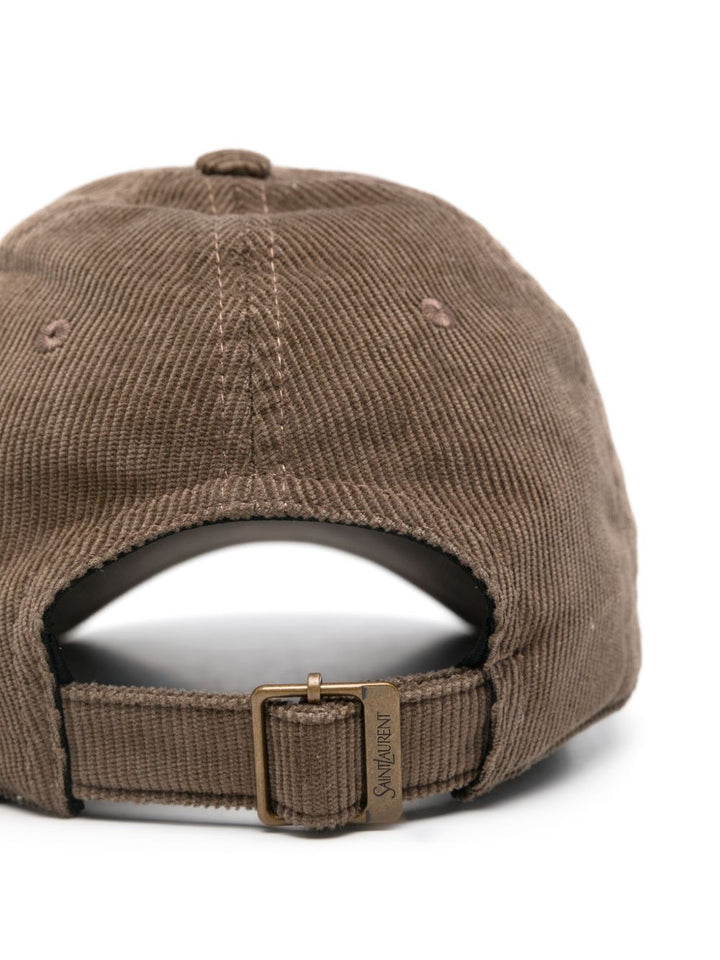 berretto SAINT LAURENT in velluto a coste