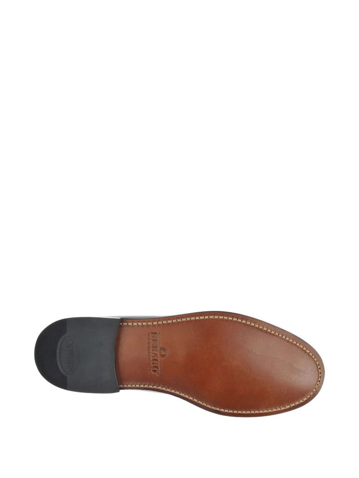 Mocassini da uomo in pelle nera, eleganti