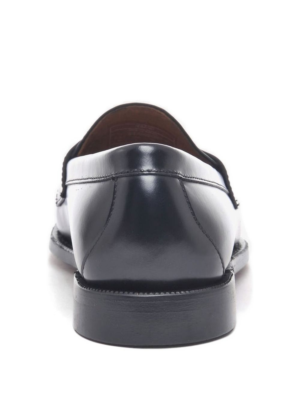 Mocassini da uomo in pelle nera, eleganti