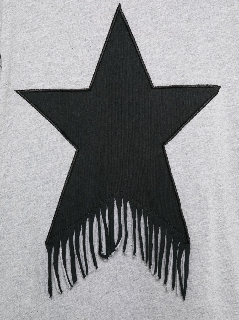 Maglia abito con stella e frange