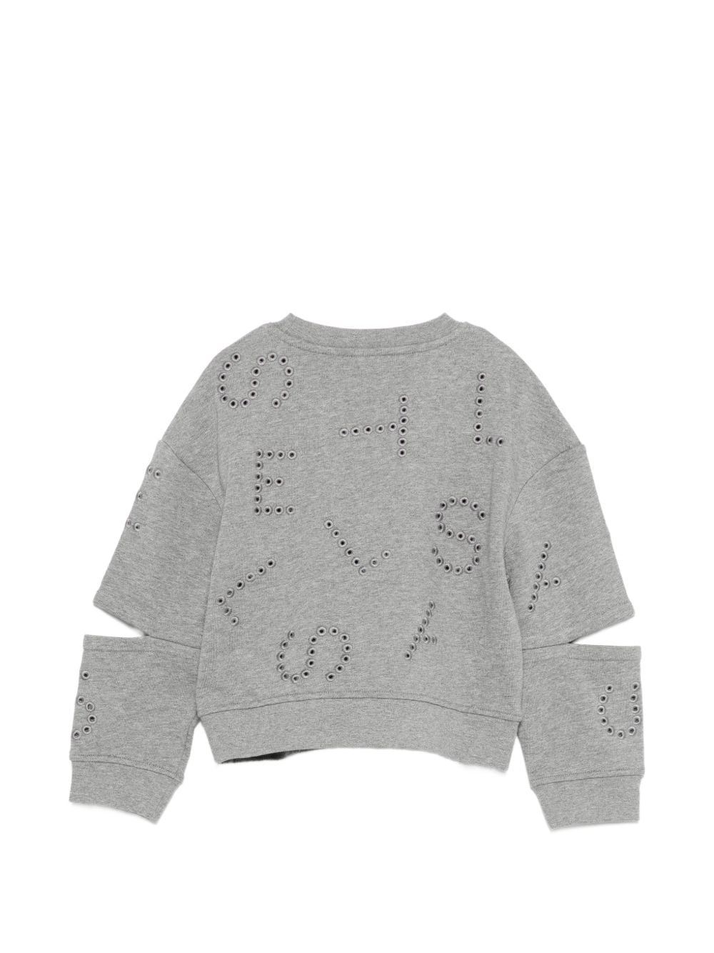Felpa con logo girocollo
