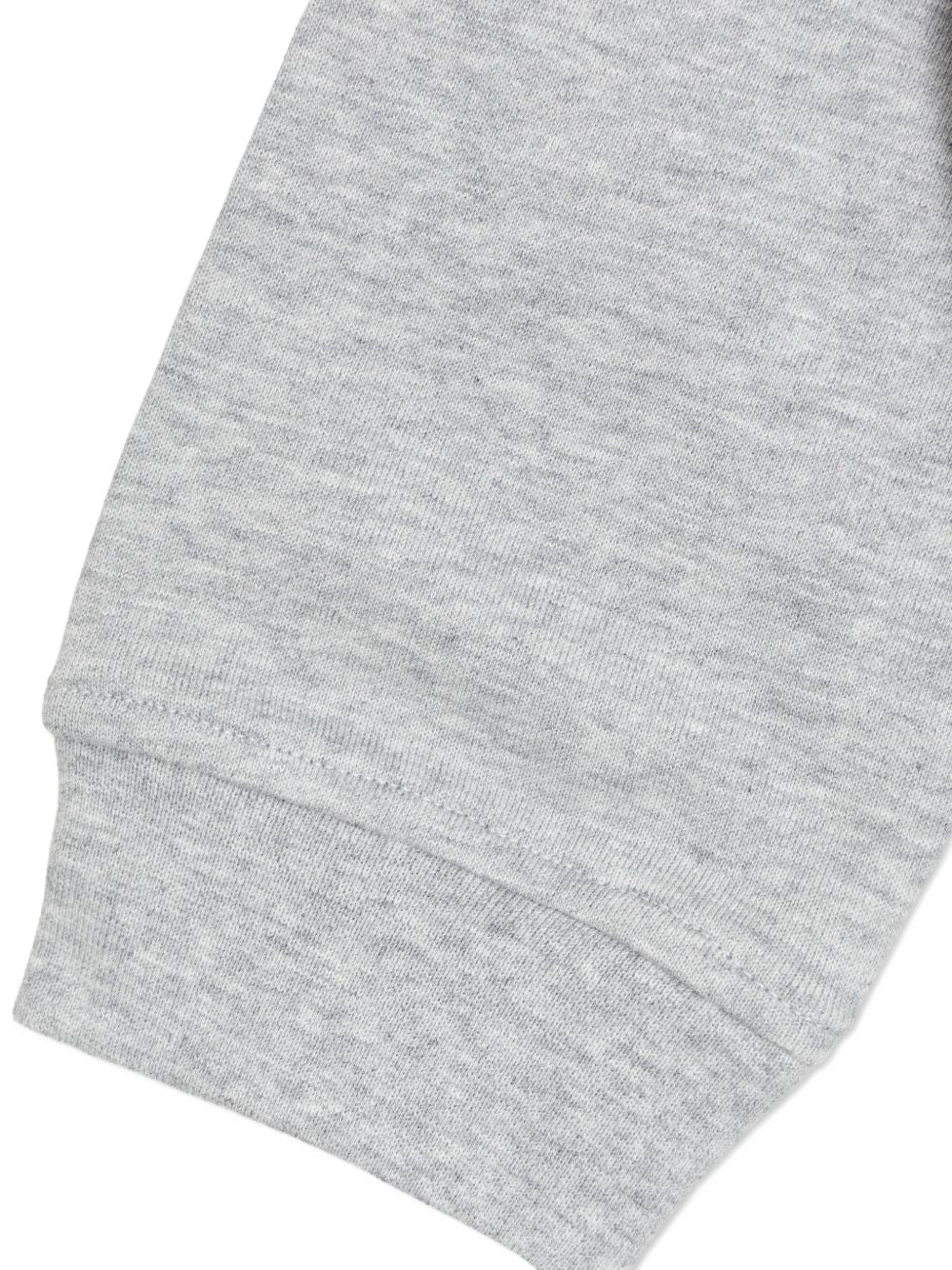 Felpa con logo girocollo