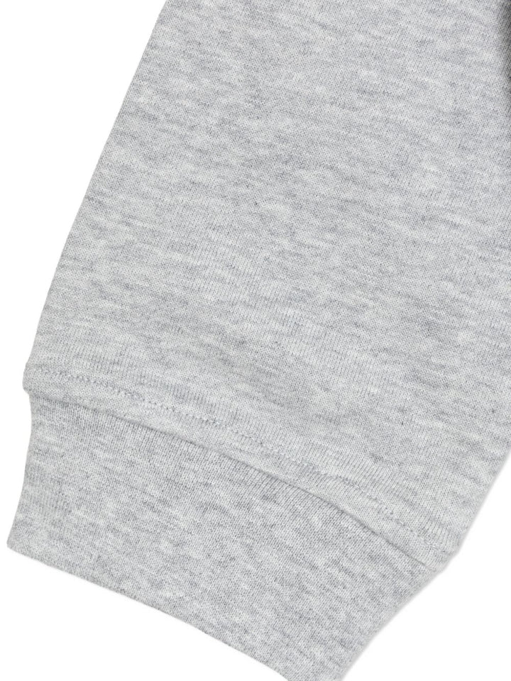 Felpa con logo girocollo