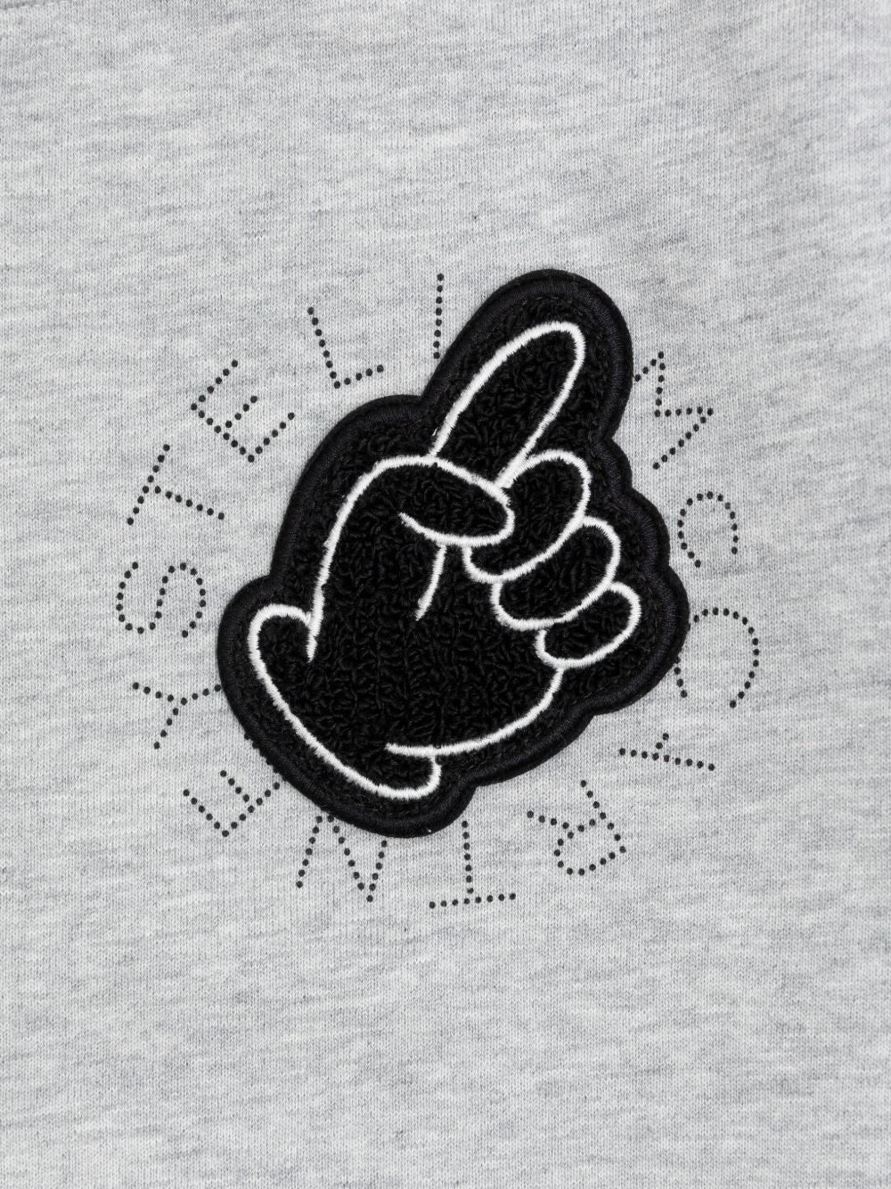 Felpa con logo girocollo