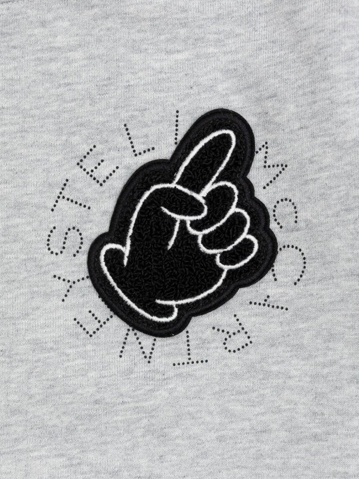 Felpa con logo girocollo