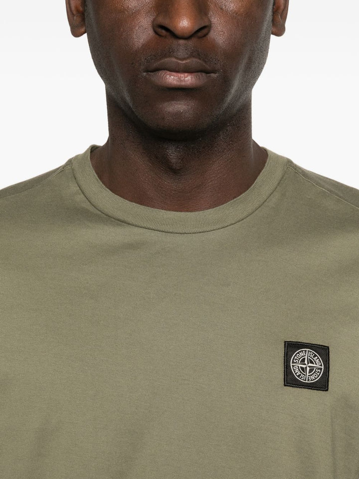 maglietta girocollo manica corta con logo