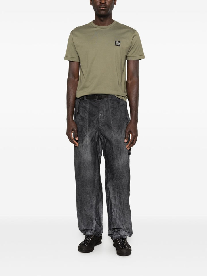 maglietta girocollo manica corta con logo