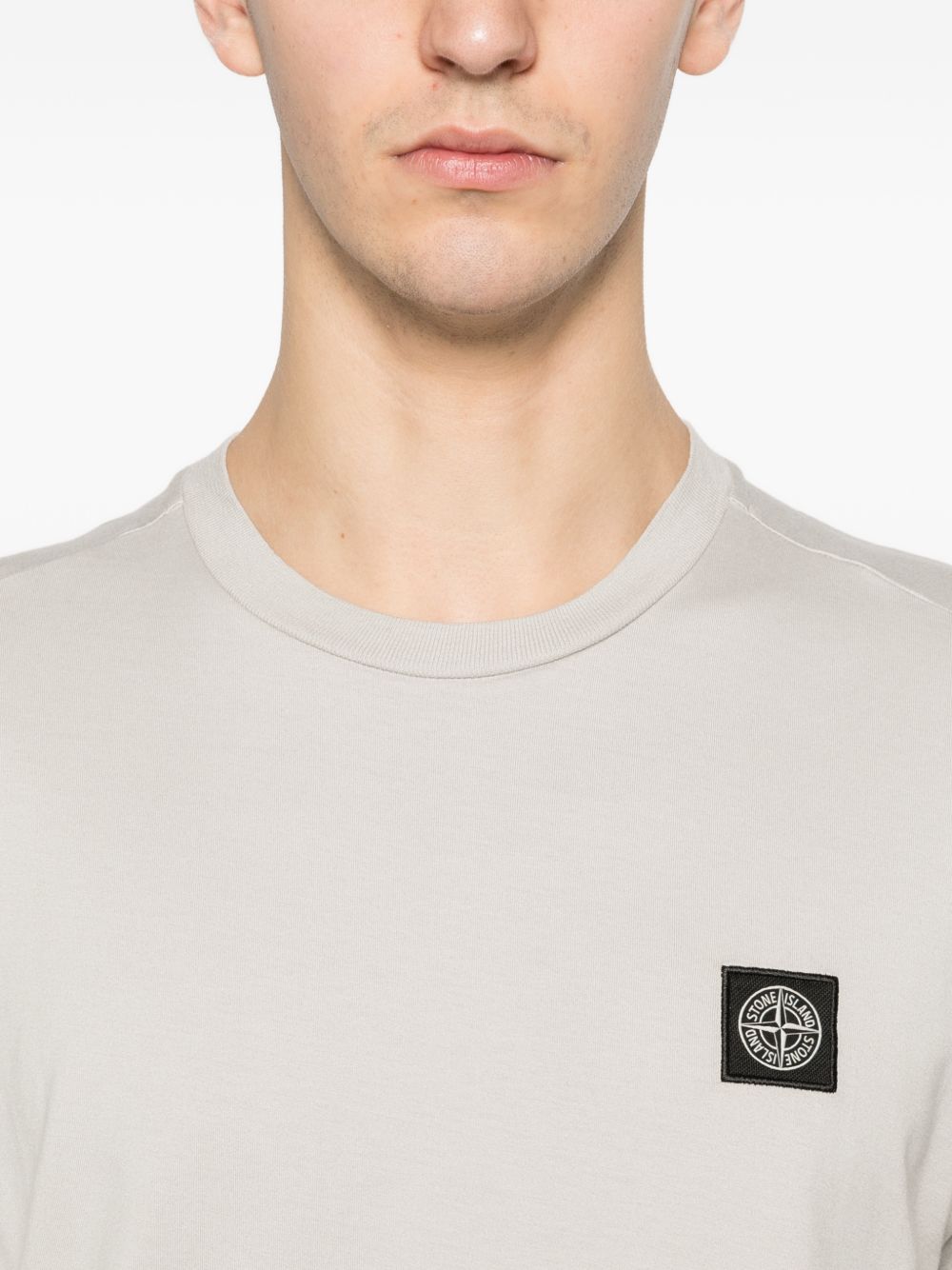 Maglietta girocollo con logo