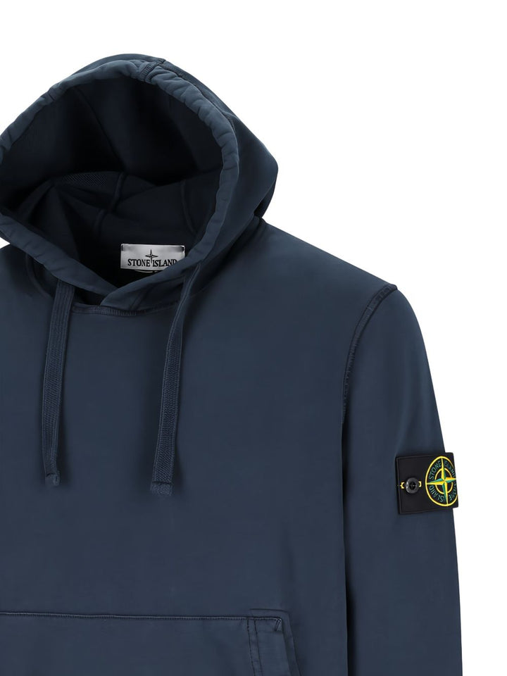Felpa con cappuccio e logo