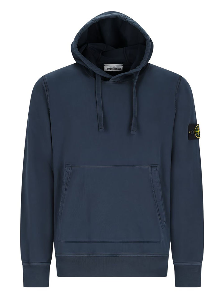 Felpa con cappuccio e logo