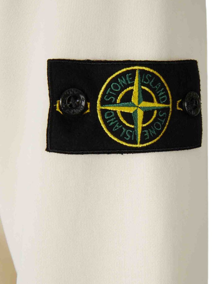 felpa con logo e cappuccio
